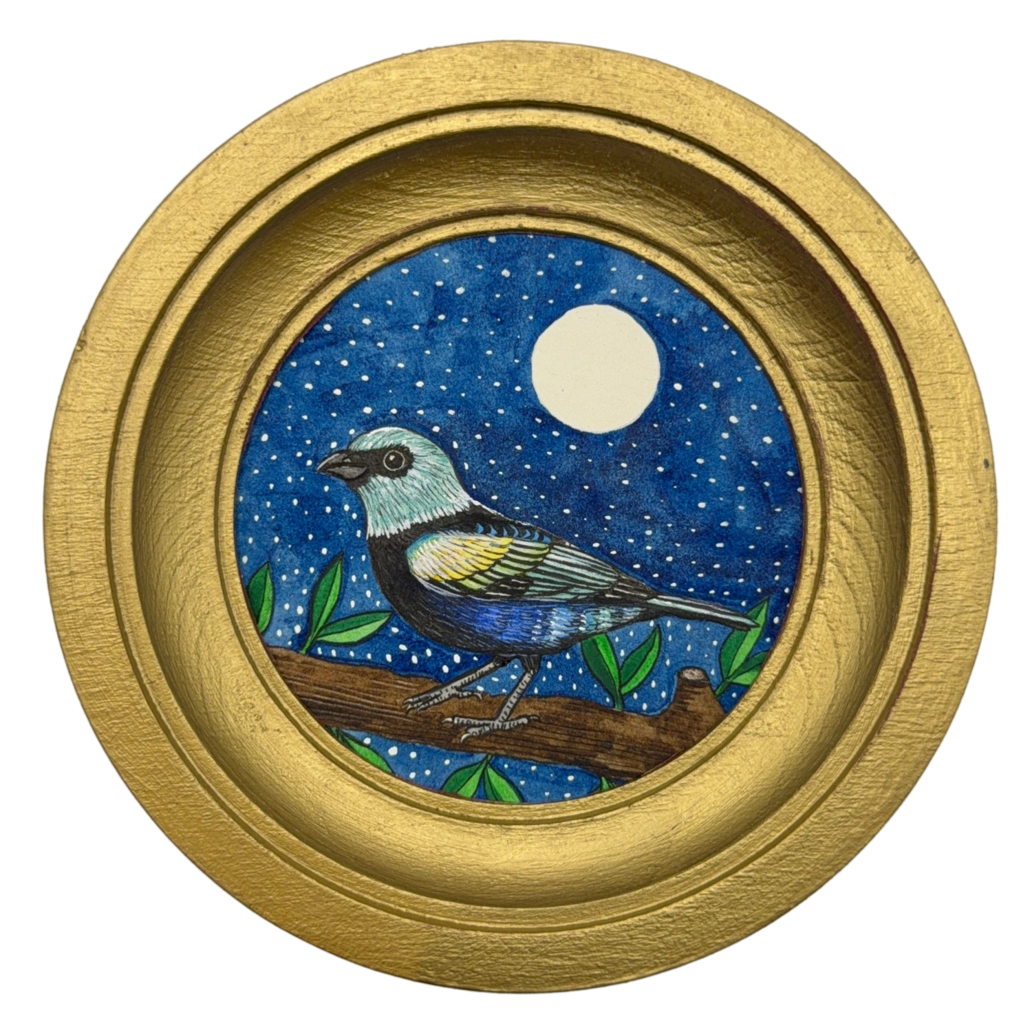 [030] Blue-necked tanager