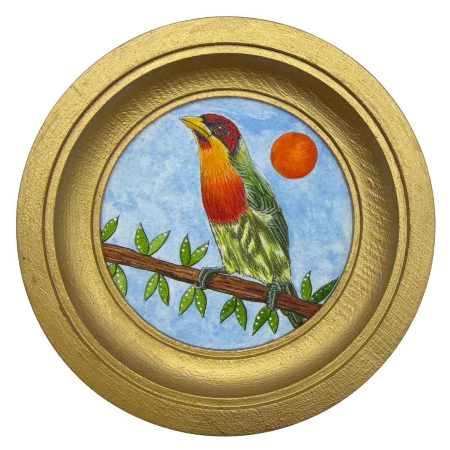[071] Lemon-throated barbet